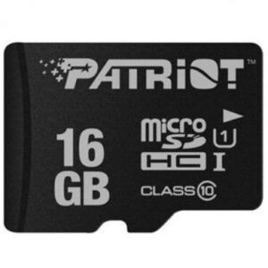 Mälukaardid Patriot  MicroSDHC 16GB Patriot Class 10 without Adapter Black