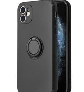 Aizmugurējais vāciņš iLike Apple iPhone 14 Pro SILICONE RING Black