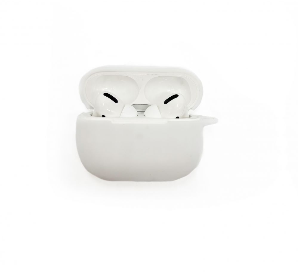 Maciņš austiņām Evelatus Apple AirPods Pro 2 Silicone Case White