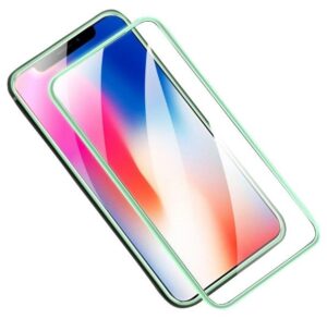 Apsauginiai stiklai iLike Apple 14 Pro 2.5D Silk Full Cover Luminescence frame Glass