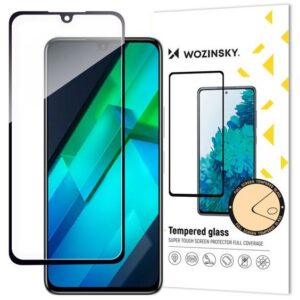 Protective glass Wozinsky - Infinix Note 12 G96 Full Screen Protector Full Glue Tempered Glass Black