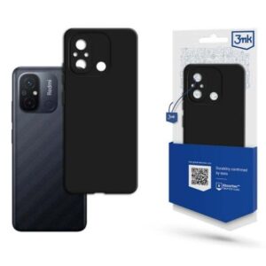 Back panel cover 3MK Xiaomi Redmi 12C Matt Case Black