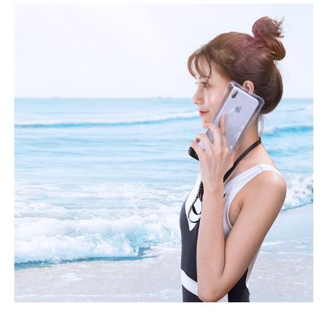 Case universal Ugreen Universal Ugreen waterproof pouch phone bag IPX8 up to 30m Black