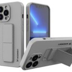 Чехол на заднюю панель Wozinsky Apple iPhone 13 Kickstand Case silicone case with stand Grey
