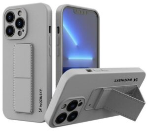 Чехол на заднюю панель Wozinsky Apple iPhone 13 Kickstand Case silicone case with stand Grey