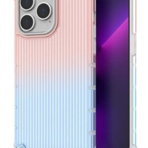 Back panel cover iLike Apple iPhone 14 Pro armored cover pink and blue Protect Case