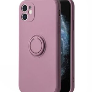 Back panel cover iLike Apple IPHONE 14 PRO MAX SILICONE RING Purple
