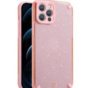 Back panel cover iLike Apple IPHONE 12 PRO MAX ARMOR GLITTER CASE Pink