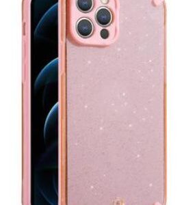 Back panel cover iLike Apple IPHONE 12 PRO ARMOR GLITTER CASE Pink