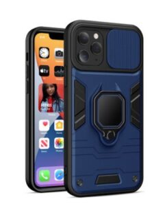 Aizmugurējais vāciņš iLike Apple IPHONE 14 PRO MAX RING LENS CASE Blue