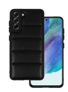 Nugarėlės dėklai iLike Samsung GALAXY S21 FE LEATHER 3D CASE Black