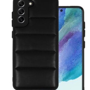 Back panel cover iLike Samsung GALAXY S21 FE LEATHER 3D CASE Black