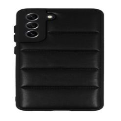 Back panel cover iLike Samsung GALAXY S21 FE LEATHER 3D CASE Black
