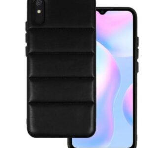 Back panel cover iLike Xiaomi REDMI 9A LEATHER 3D CASE Black