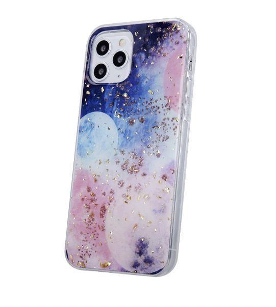 Back panel cover iLike Apple Gold Glam case for iPhone 11 Galactic