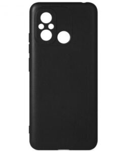 Nugarėlės dėklai iLike Xiaomi Silicon case for Xiaomi Redmi 12c / Redmi 11a black
