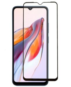 Apsauginiai stiklai iLike - Tempered glass 6D for Xiaomi Redmi 10C / 12C / Poco C40 black frame