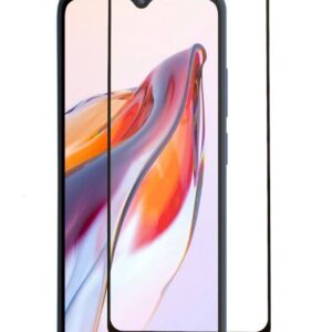 Aizsargstikls iLike - Tempered glass 6D for Xiaomi Redmi 10C / 12C / Poco C40 black frame