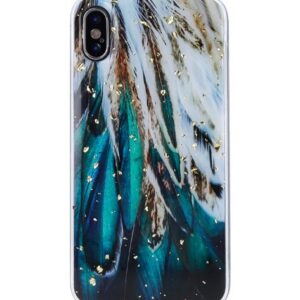 Tagakaaned iLike Apple Gold Glam case for iPhone 14 6,1 Flower Power