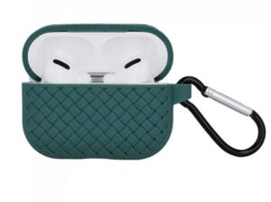 Dėklai ausinėms iLike - Braid case for Airpods Pro green