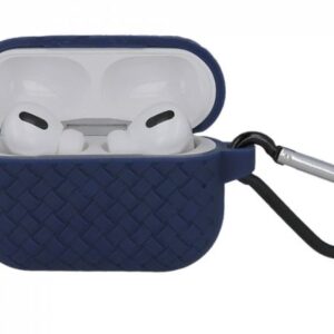 Headphone case iLike - Braid case for Airpods / Airpods 2 navy blue