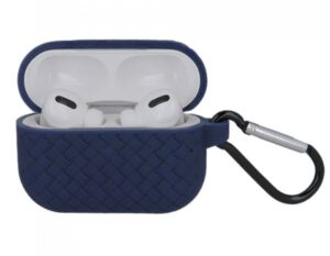 Dėklai ausinėms iLike - Braid case for Airpods Pro navy blue