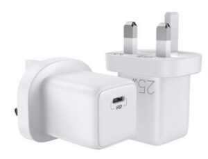 Adapteris Joyroom  Fast USB Type C Wall Charger 25W 3A UK Plug White