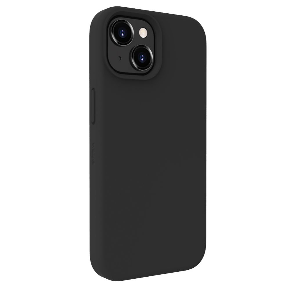 Back panel cover Evelatus Apple iPhone 15 Premium Soft Touch Silicone Case Black