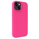 Back panel cover Evelatus Apple iPhone 15 Premium Soft Touch Silicone Case Pink
