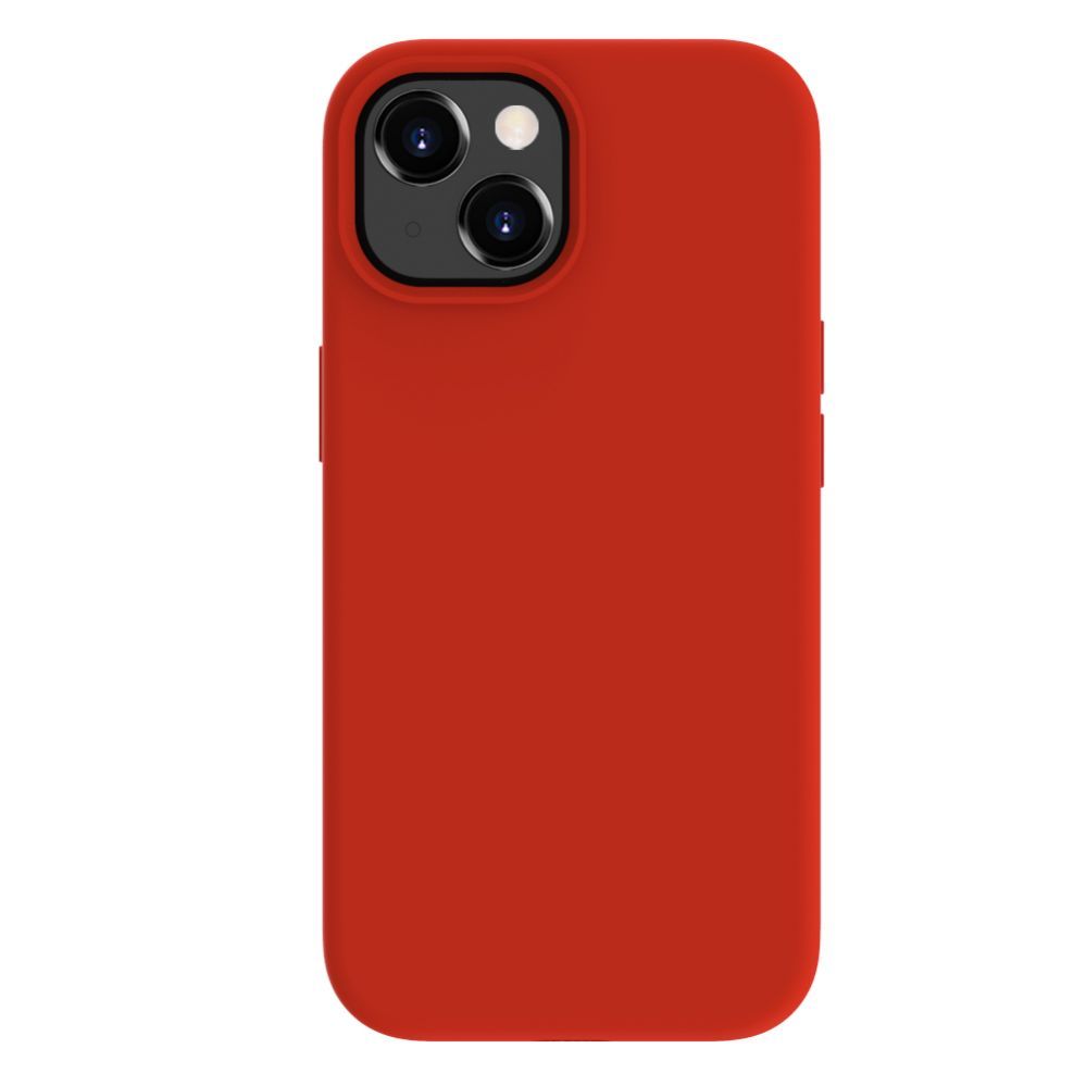 Back panel cover Evelatus Apple iPhone 15 Premium Soft Touch Silicone Case Red