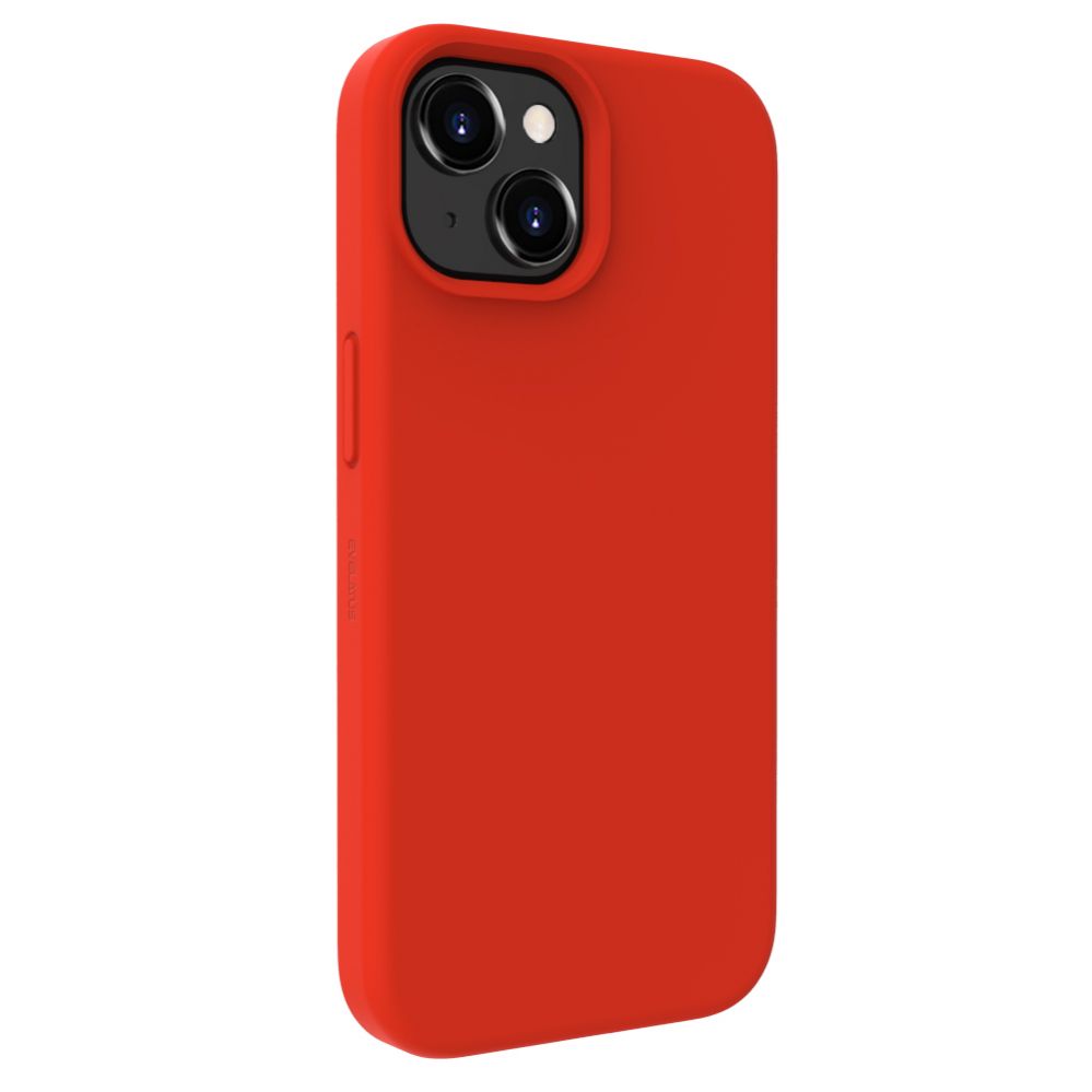 Back panel cover Evelatus Apple iPhone 15 Premium Soft Touch Silicone Case Red