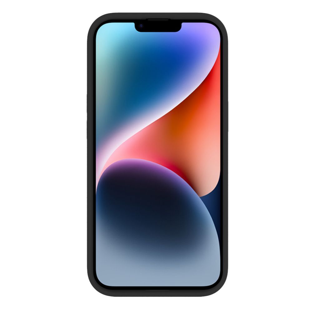 Back panel cover Evelatus Apple iPhone 15 Plus Premium Soft Touch Silicone Case Black