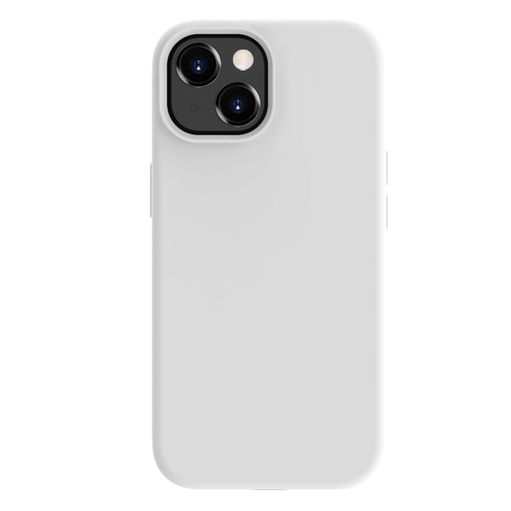 Back panel cover Evelatus Apple iPhone 15 Plus Premium Soft Touch Silicone Case White