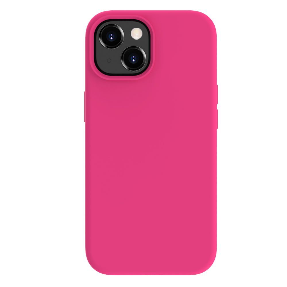 Back panel cover Evelatus Apple iPhone 15 Plus Premium Soft Touch Silicone Case Pink