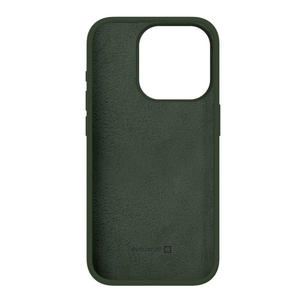 Tagakaaned Evelatus Apple iPhone 15 Pro Max Premium Soft Touch Silicone Case Dark Olive