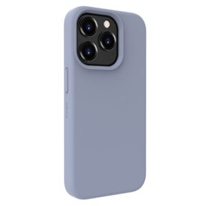 Nugarėlės dėklai Evelatus Apple iPhone 15 Pro Max Premium Soft Touch Silicone Case Lavender Gray
