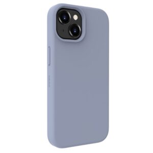Nugarėlės dėklai Evelatus Apple iPhone 15 Premium Magsafe Soft Touch Silicone Case Lavender Gray