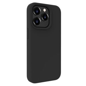 Back panel cover Evelatus Apple iPhone 15 Pro Max Premium Magsafe Soft Touch Silicone Case Black