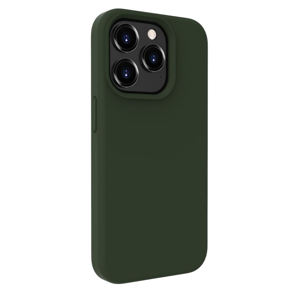 Tagakaaned Evelatus Apple iPhone 15 Pro Max Premium Magsafe Soft Touch Silicone Case Dark Olive