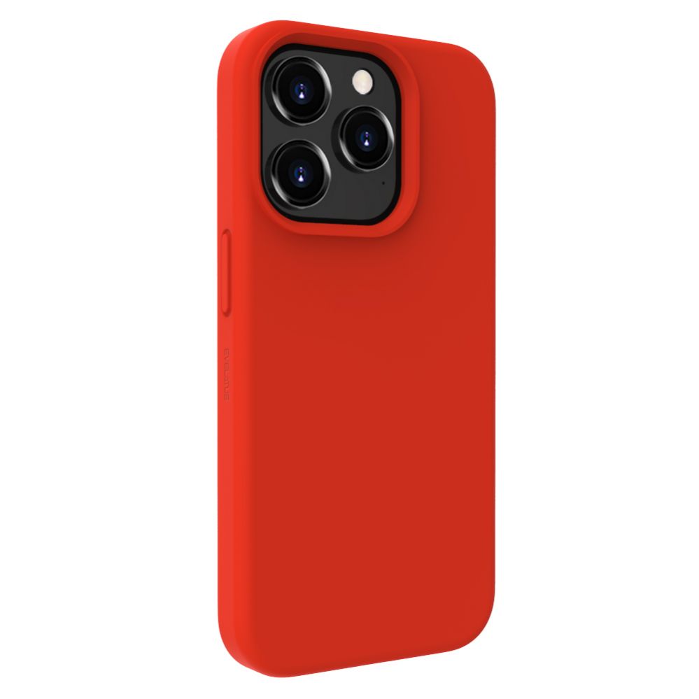 Back panel cover Evelatus Apple iPhone 15 Pro Max Premium Magsafe Soft Touch Silicone Case Red