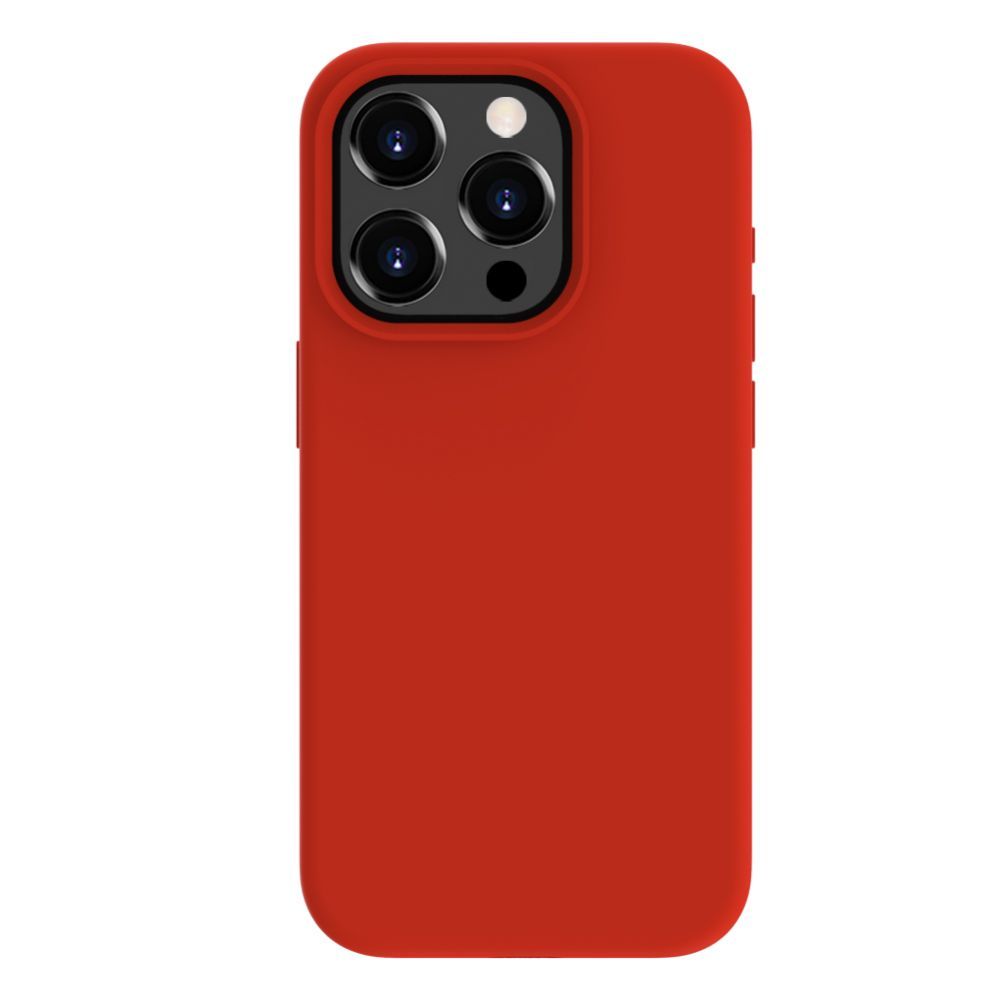 Back panel cover Evelatus Apple iPhone 15 Pro Max Premium Magsafe Soft Touch Silicone Case Red