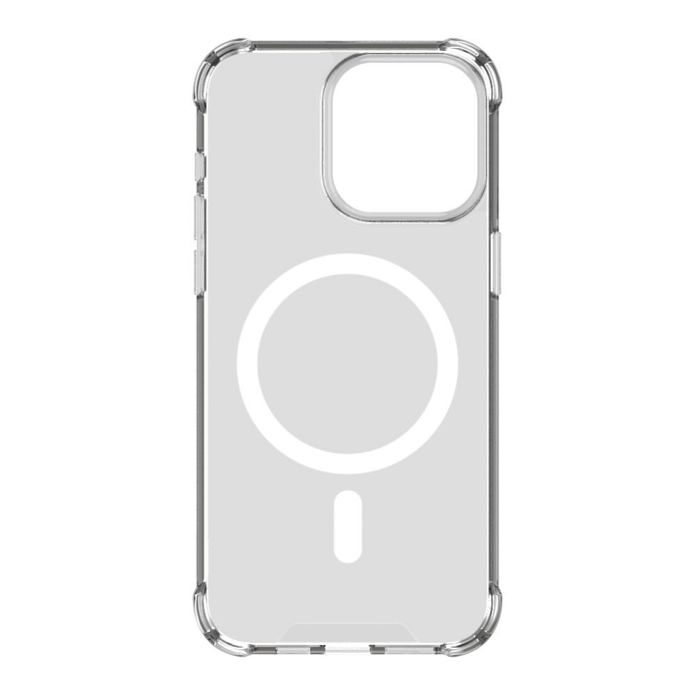 Back panel cover Evelatus Apple iPhone 15 Pro Shockproof case with Magsafe Transparent