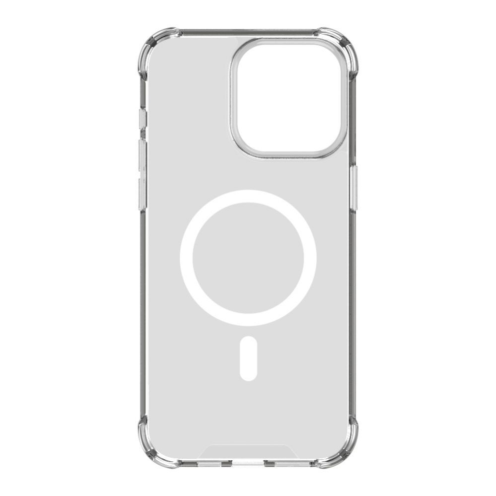 Back panel cover Evelatus Apple iPhone 15 Pro Max Shockproof case with Magsafe Transparent