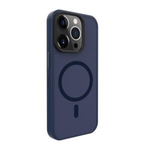 Aizmugurējais vāciņš Evelatus Apple iPhone 15 Pro Max Hybird Case With Magsafe PC+TPU Dark Blue