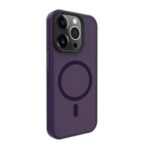 Nugarėlės dėklai Evelatus Apple iPhone 15 Pro Max Hybird Case With Magsafe PC+TPU Deep Purple