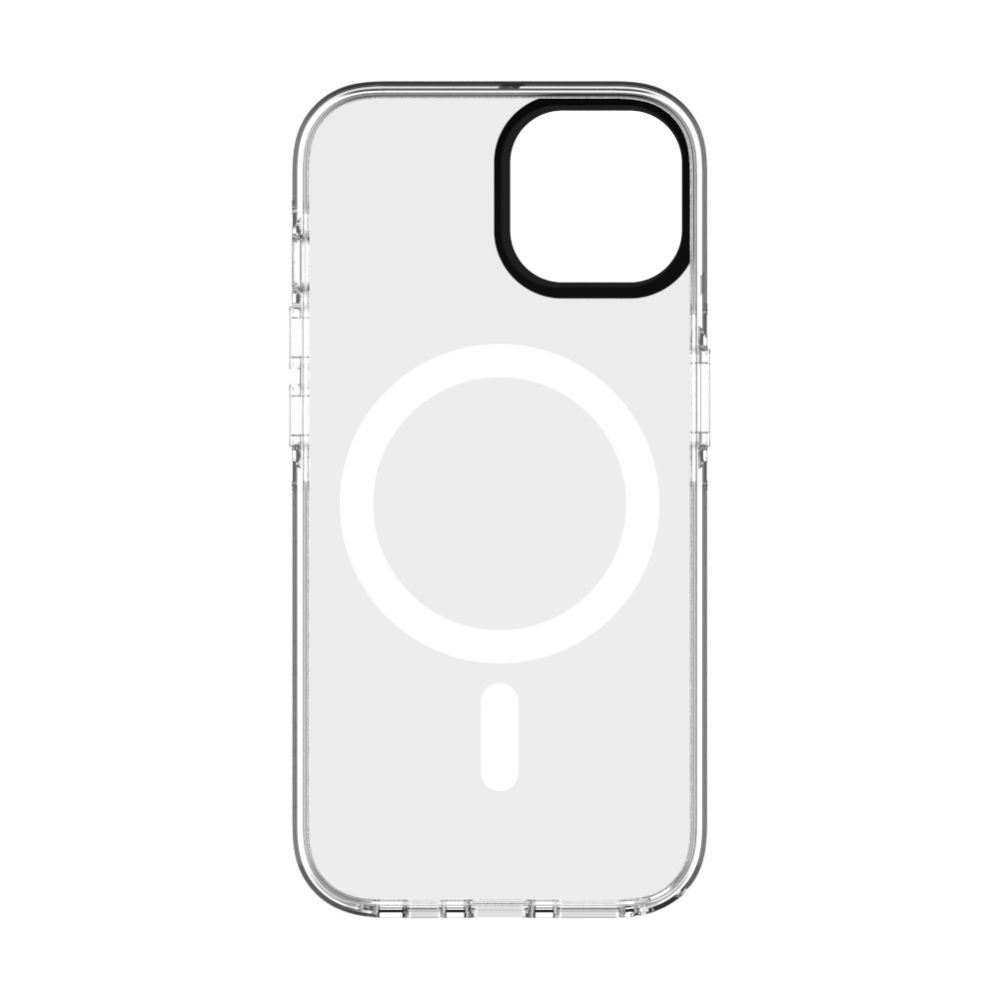 Back panel cover Evelatus Apple iPhone 15 PC+TPU With MagSafe Customized Print Marble Pink