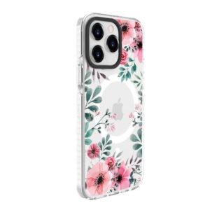 Nugarėlės dėklai Evelatus Apple iPhone 15 Pro PC+TPU With MagSafe Customized Print Transparent