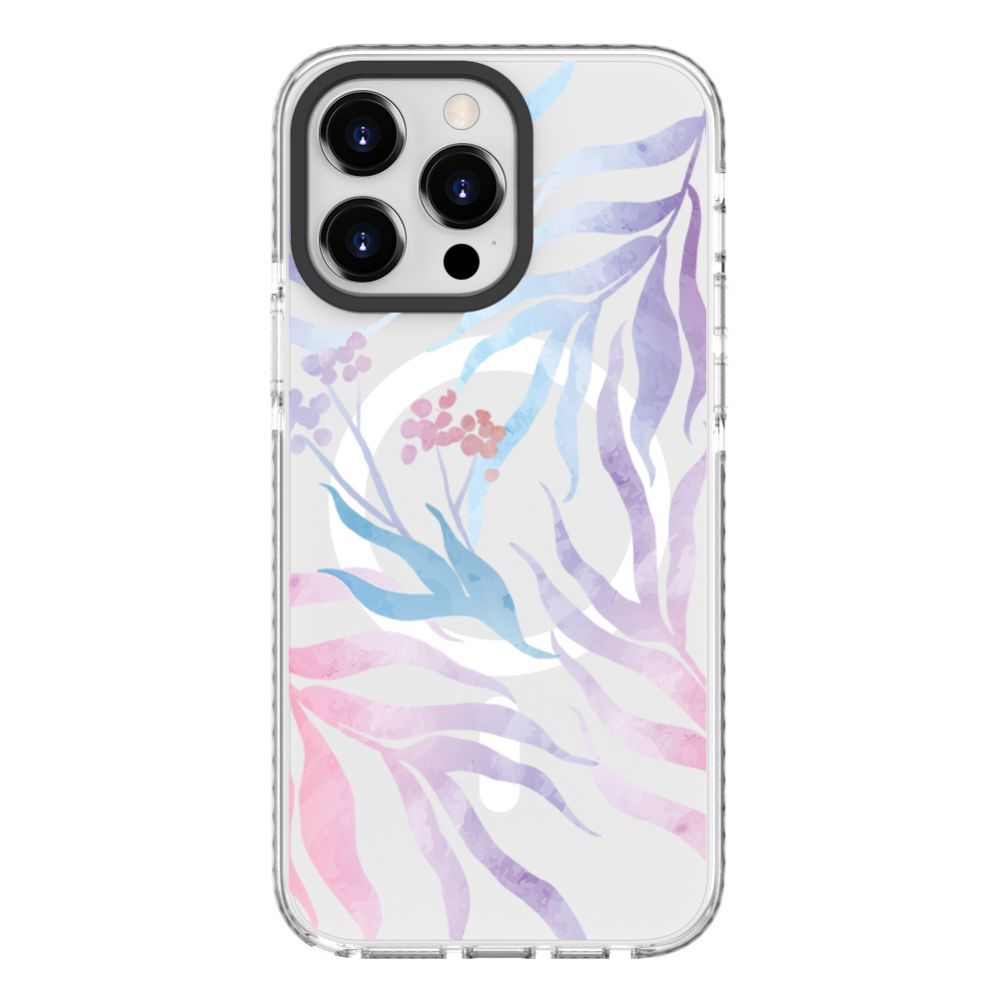 Back panel cover Evelatus Apple iPhone 15 Pro PC+TPU With MagSafe Customized Print Flower