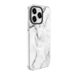 Back panel cover Evelatus Apple iPhone 15 Pro Max PC+TPU With MagSafe Customized Print Marble White