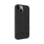 Чехол на заднюю панель Evelatus Apple iPhone 15 Plus Plactic Leather Magsafe Back Cover Black